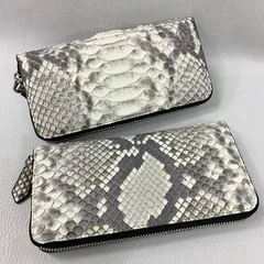 Python Leather Zip Clutch XMCPB12084 image 5