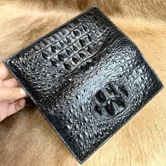 Luxury Patent Crocodile Male Long Wallet XMBAB12087 image 5