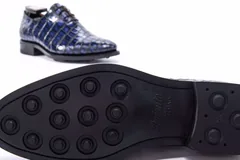 Alligator Skin Classic Oxford Dress Shoes For Men BMBAS12002 image 8
