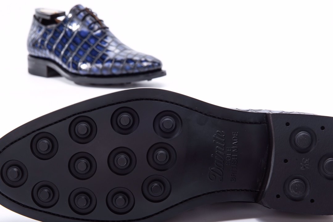 Alligator Skin Classic Oxford Dress Shoes For Men BMBAS12002 image 8