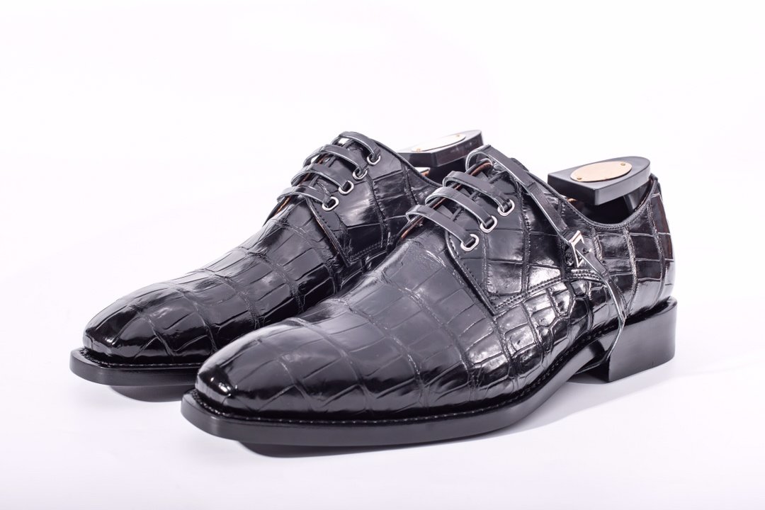 Wholesale Men Business Genuine Alligator Shoes BMBAS12007 image 8