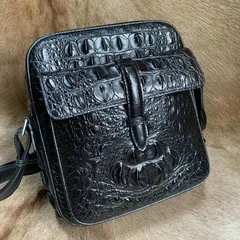 Crocodile Skin Man Shoulder Bag XMBAB12001 image 3