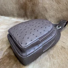 Men Ostrich Leather Chest Pack Bag XMBOB12011 image 7