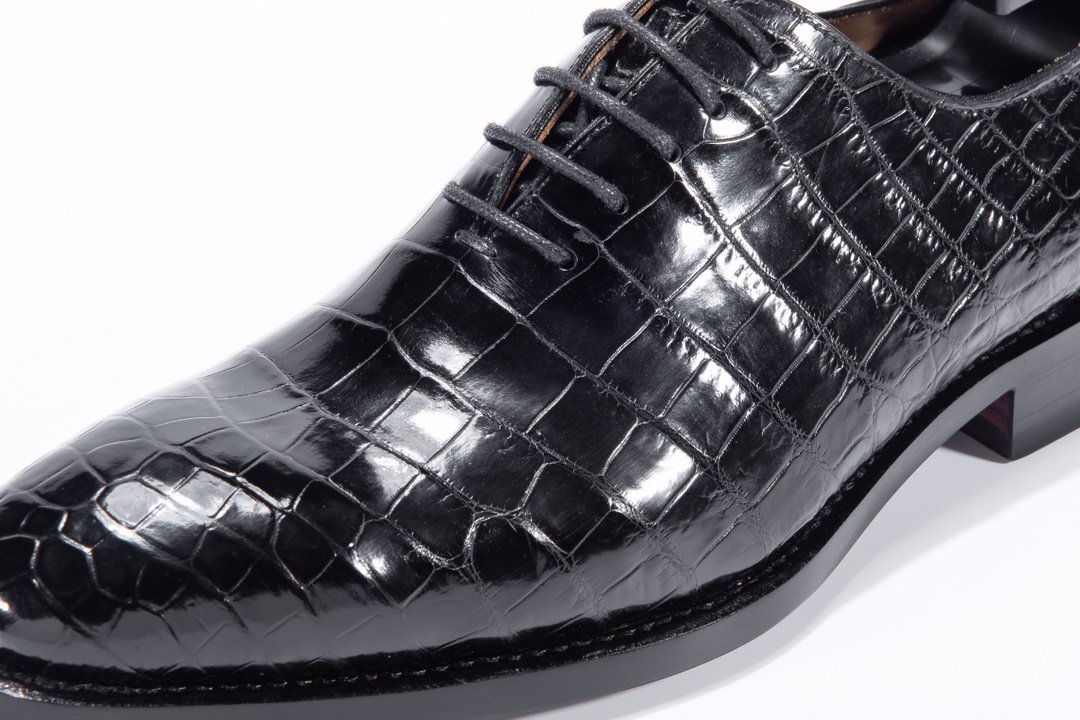 Liberty Exotic Men’s Crocodile Dress Shoes BMBAS12011 image 9