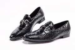 Men’s Crocodile Drive Slip On Loafers BMBAS12014 image 7