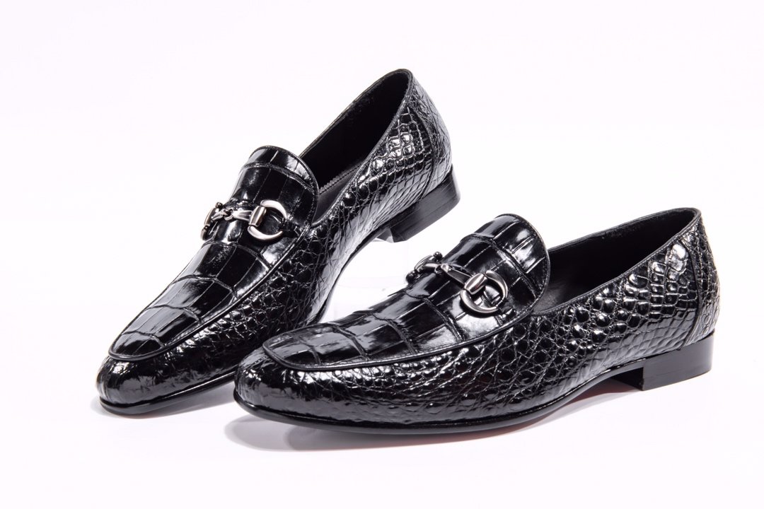 Men’s Crocodile Drive Slip On Loafers BMBAS12014 image 7
