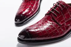 Exotic Men’s Crocodile Derby Shoe BMRAS12022 image 7