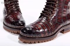 Genuine Crocodile High-Top Formal Boots BMBAS12029 image 6