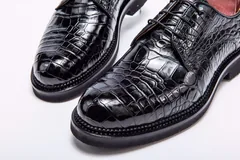 Men’s Crocodile Dress Shoes Leather Business Shoes BMBAS12043 image 7