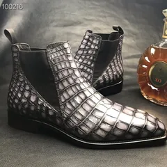 Mens Luxury Contemporary Ankle Boot BMGAS12044 image 7