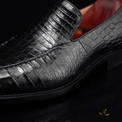 Scale-Patterned Fashion Loafers BMBAS12050 image 7