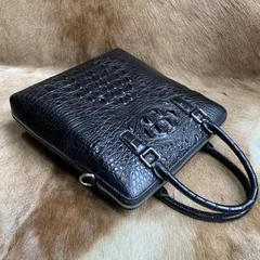 Crocodile Leather Portrait Briefcase XMBAB12018 image 6