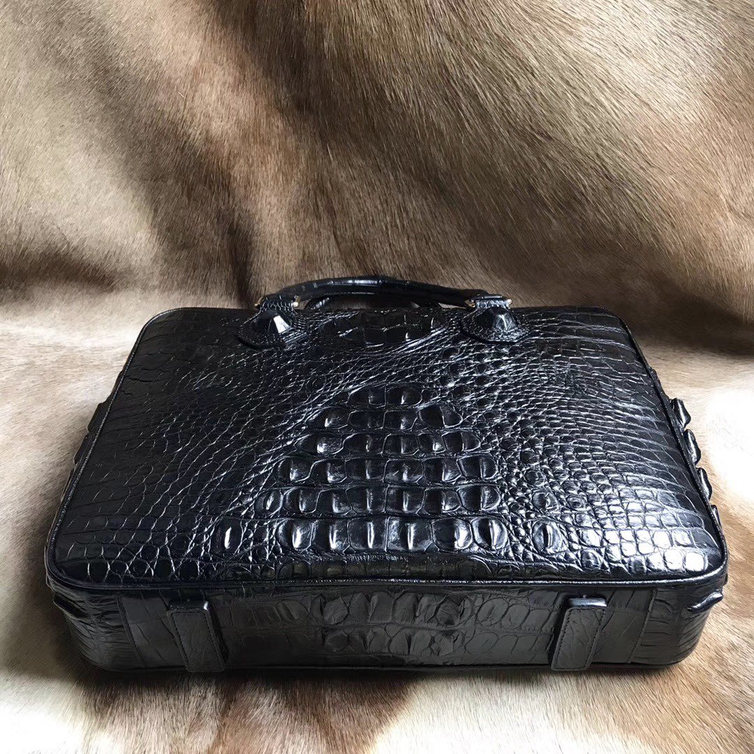 High Quality Crocodile Briefcase XMBAB12023 image 4