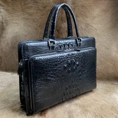 Classic Crocodile Pattern Briefcase XMBAB12024 image 7