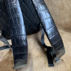 Casual Crocodile Leather Backpack XMBAB12030 image 7