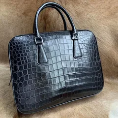 Business Handbag Crocodile Genuine Leather XMBAB12004 image 7