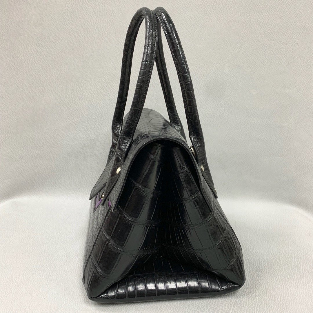 Ladies Alligator Belly Full Leather Handbag XFBAB12039 image 7