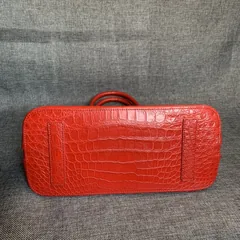 Womens Alligator Double Handle Small Shell Bag XFRAB12044 image 3