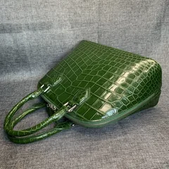 Alligator Double Handle Shell Bag Tote Bag XFGAB12045 image 7