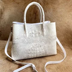 Top Handle Crocodile Handbag XFCAB12059 image 6