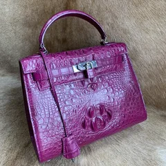 Women Luxury Genuine Crocodile Handbag XFPAB12060 image 6