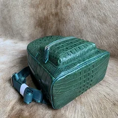 Crocodile Grain Backpack Mini Rucksack XFGAB12073 image 6