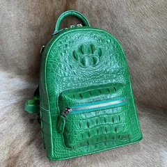 Women’s Crocodile Shoulder Bag Casual Backpack XFGAB12074 image 7