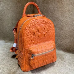 Fashion Crocodile Leather College Bookbag XFOAB12076 image 6