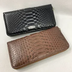 Python Leather Zip Clutch XMCPB12084 image 6