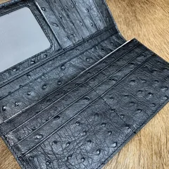 Luxury Patent Crocodile Male Long Wallet XMBAB12087 image 6