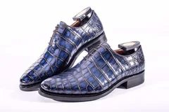 Alligator Skin Classic Oxford Dress Shoes For Men BMBAS12002 image 9