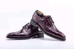 Dress Shoes Manufacturers Wholesale Alligator Shoes BMBAS12004 image 8