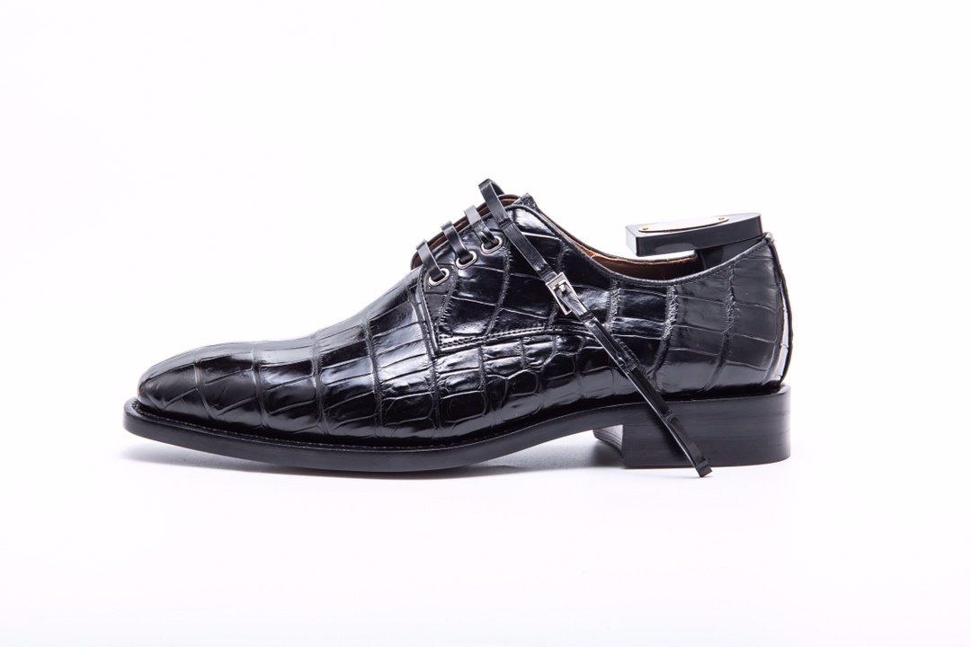 Wholesale Men Business Genuine Alligator Shoes BMBAS12007 image 9