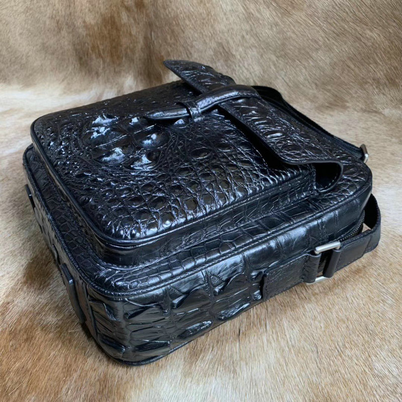 Crocodile Skin Man Shoulder Bag XMBAB12001 image 4