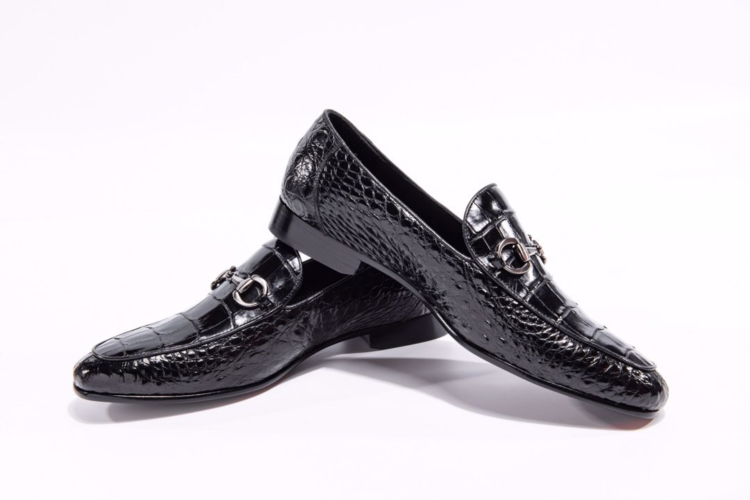 Men’s Crocodile Drive Slip On Loafers BMBAS12014 image 8