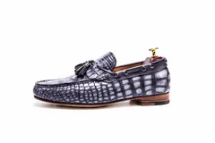 Scale-Patterned Tassel Loafers BMGAS12035 image 7