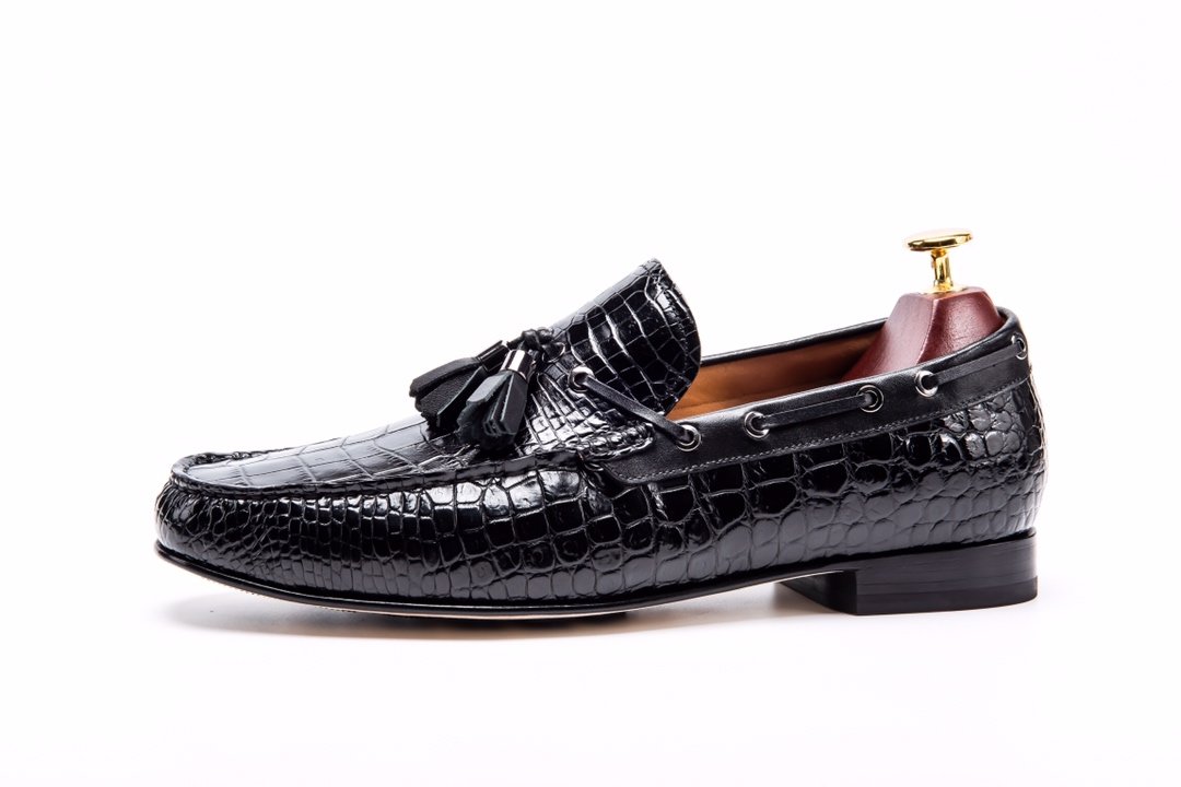 Genuine Crocodile Men’s Slip On Loafer BMBAS12038 image 8