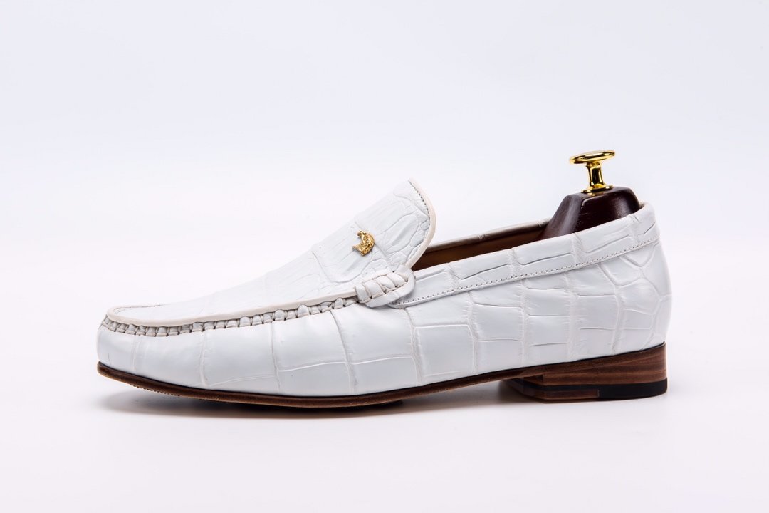 Men’s Penny Loafers Crocodile Boat Shoes BMWAS12039 image 8