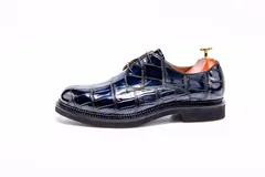 Men’s Dress Shoes Crocodile Leather Formal Business Shoes BMBAS12041 image 7
