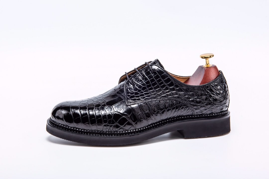 Men’s Crocodile Dress Shoes Leather Business Shoes BMBAS12043 image 8