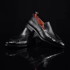 Scale-Patterned Fashion Loafers BMBAS12050 image 8