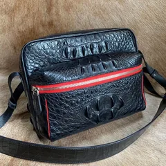 Business Crocodile Bag Men Shoulder Bag XMBAB12017 image 8