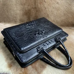 Classic Crocodile Pattern Briefcase XMBAB12024 image 8