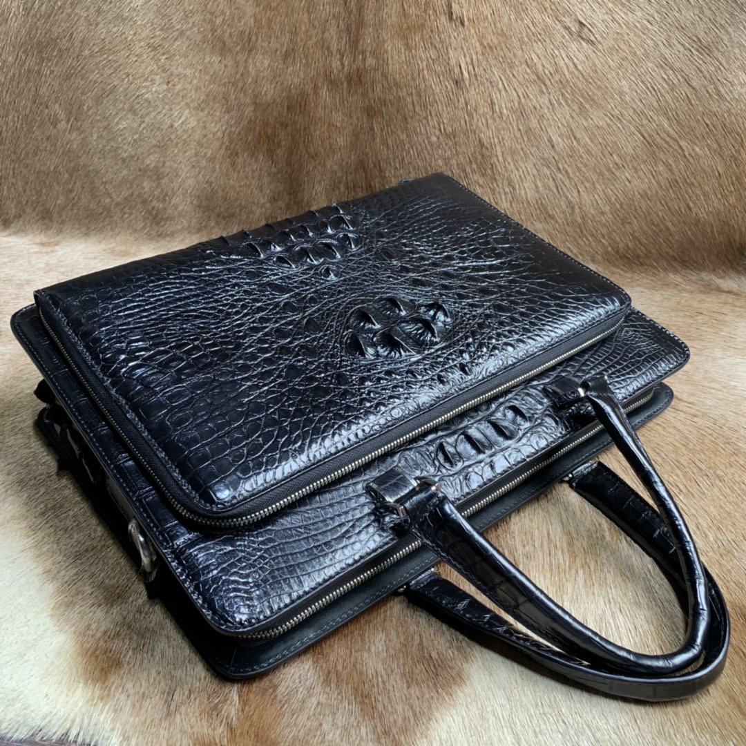 Classic Crocodile Pattern Briefcase XMBAB12024 image 8