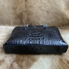 Genuine Crocodile Bone Leather Briefcase XMBAB12026 image 8