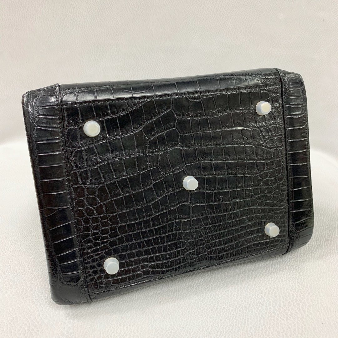 Ladies Alligator Belly Full Leather Handbag XFBAB12039 image 8
