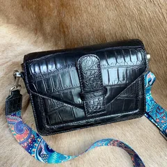 Colorful Chain Alligator Leather Shoulder Bags XFCAB12040 image 8