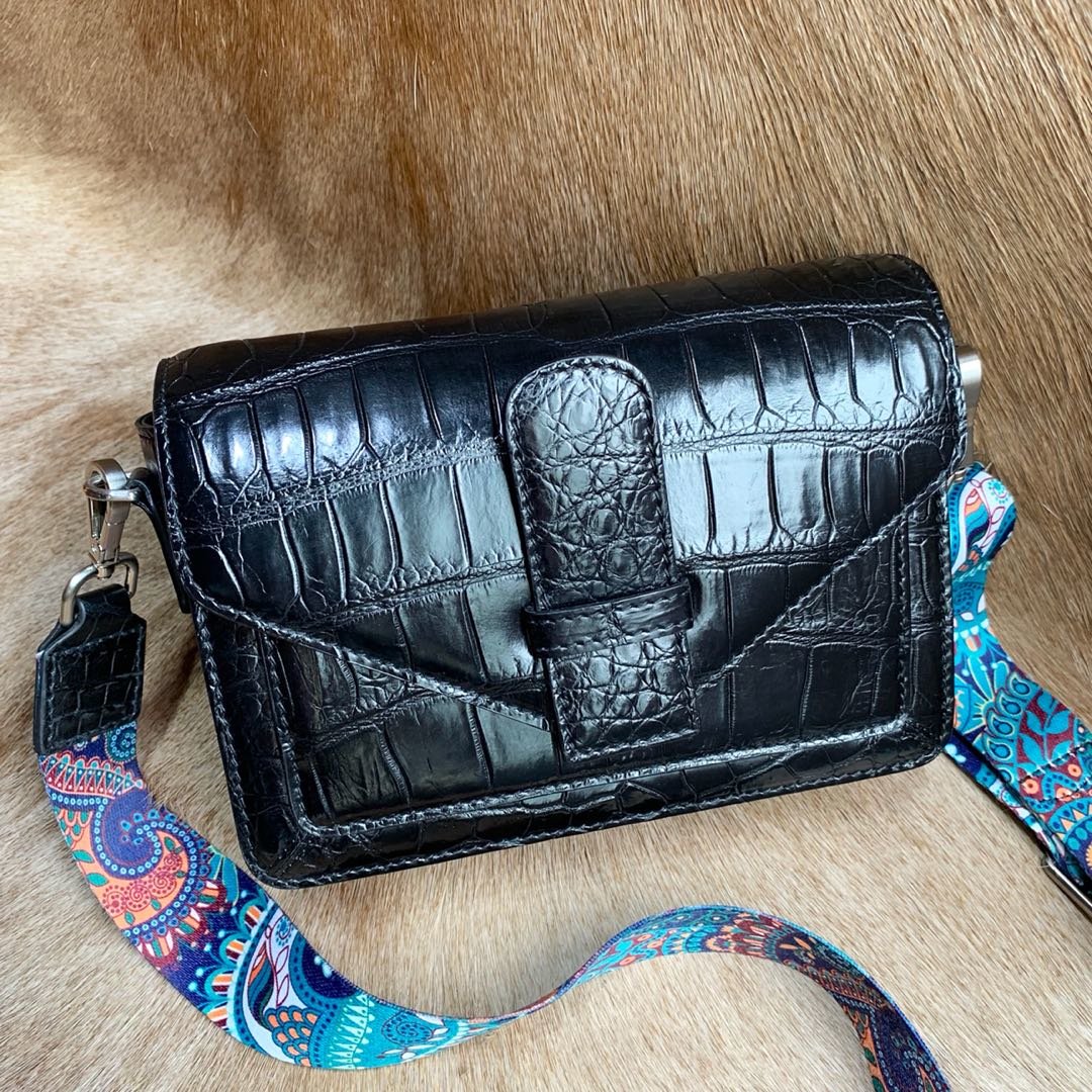 Colorful Chain Alligator Leather Shoulder Bags XFCAB12040 image 8