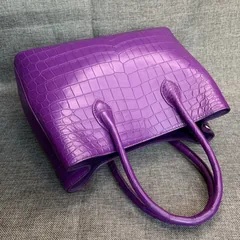 Alligator Leather Tote Handle Bag XFPAB12041 image 8