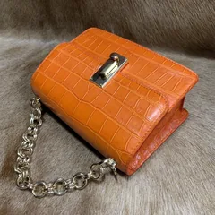 Womens Genuine Alligator Belly Leather Flap Chain Bag XFOAB12050 image 9